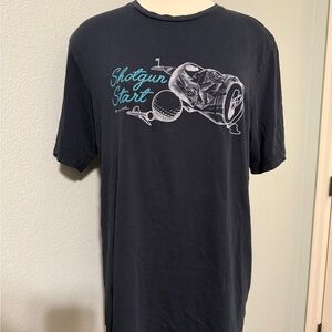 Travis Mathew Charcoal Shotgun Start Tee